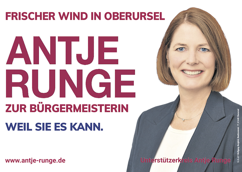 Anzeige für Antje Runge im RMM (TZ, FR, FAZ) vom 27.3.2021